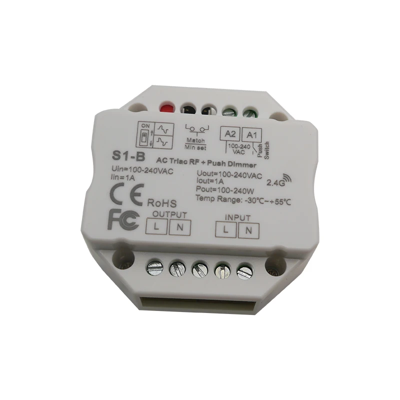 SS-B RF Smart Switch output 100-240VAC 1.5A 150W~ 360W RF smart switch с релейным выходом led контроллер AC110V 220V