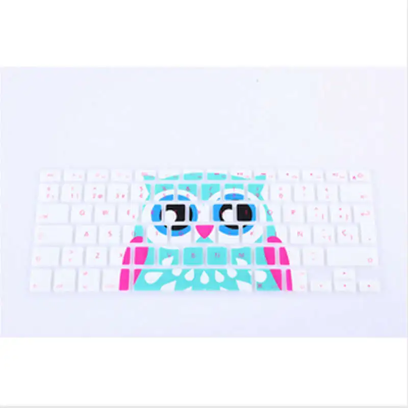 Spanish Design Silicone Keyboard Cover Skin Protector For Apple Macbook Pro Air 13