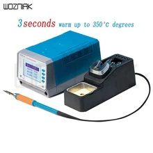 LEISTO T12-11 75 Вт 220 В Бессвинцовая паяльная станция цифровая сварочная станция для телефона IPad стол PCB ремонт материнской платы