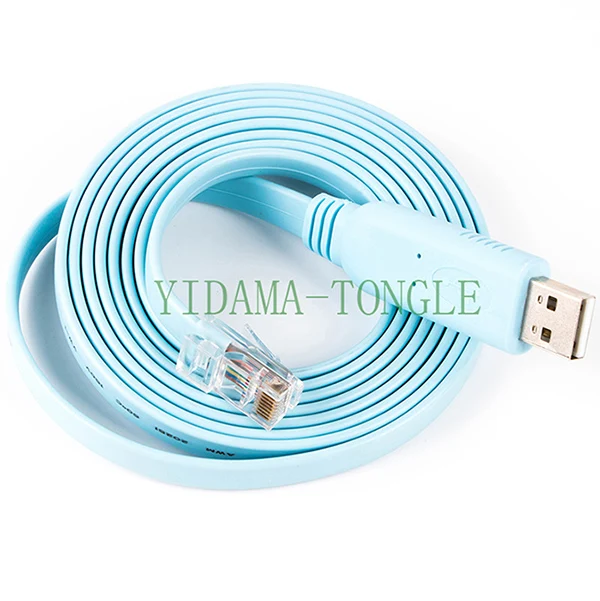 Cavo FTDI USB A RJ45 Serial RS232 Per Router Cisco - 1,8 Metri - Chip FT232RL + ZT213 - Supporto Windows, Mac, Linux