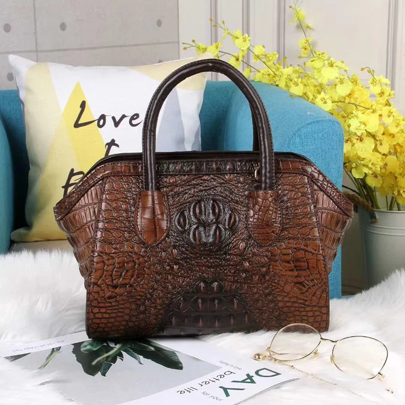 Kaisiludi кожаная сумка с крокодиловым принтом сумка большая емкость женская сумка Новая мода сто с скошенная сумка