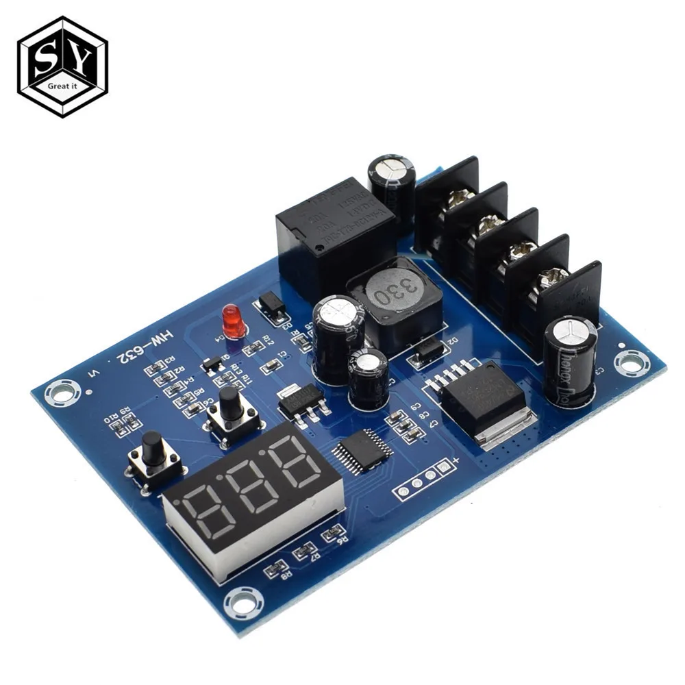 

XH-M603 Charging Control Module 12-24V Storage Lithium Battery Charger Control Switch Protection Board With LED Display NEW