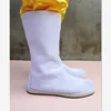 white chinese ancient high boots swordsman cosplay royal soldier cosplay shoes knight wear minister officer shoes ► Photo 1/4