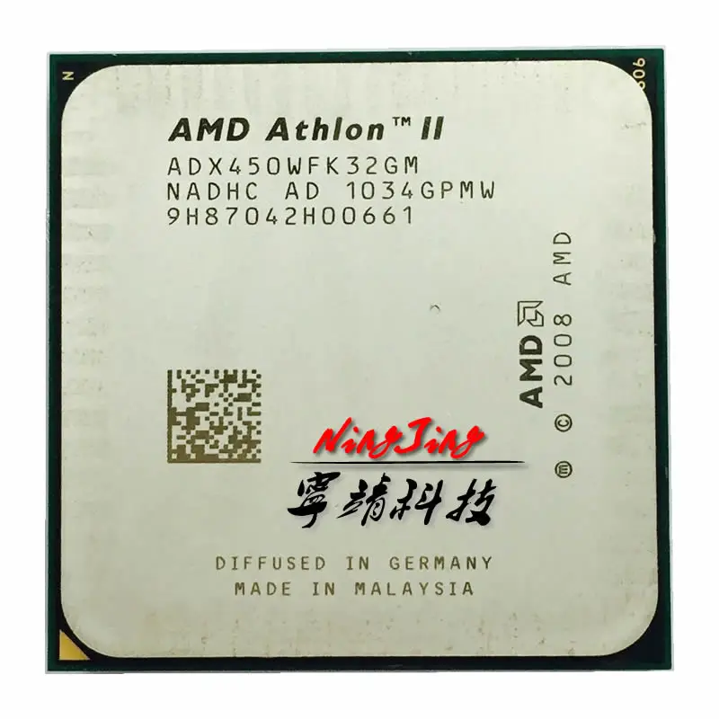 ЦП AMD Athlon II X3 450 3 2 ГГц трехъядерный процессор ADX450WFK32GM разъем AM3|socket am3|x3 450athlon ii x3 |