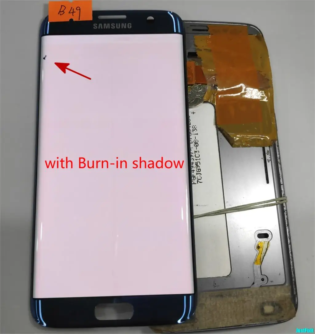 

NO.B49 For Samsung S7 Edge G935F G935A G935FD Defect Lcd Display With Touch Screen Digitizer 5.5'' Super AMOLED Blue