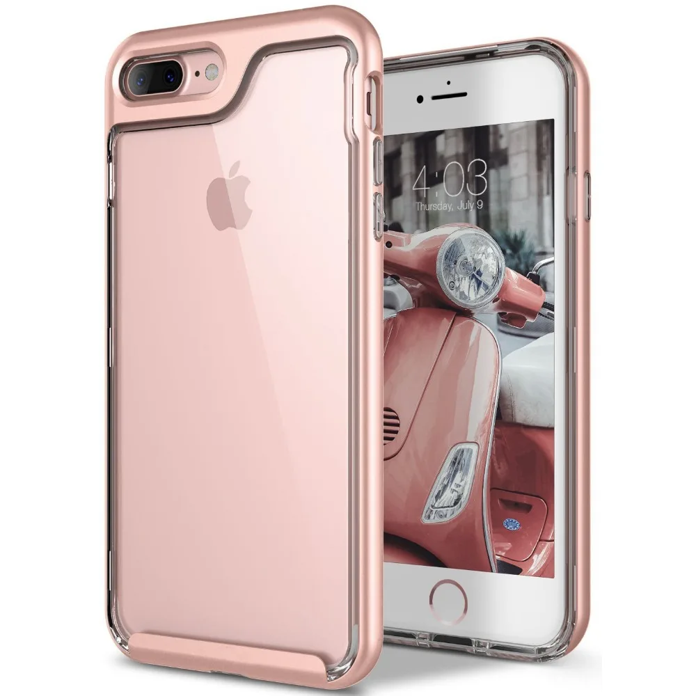 For iPhone 7 Case, Fineshow Transparent Clear Enhanced