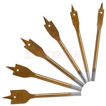 

Hot Sale New 6pcs/Set Tools Industrial Spade Paddle Flat Wood Boring Drill Bit