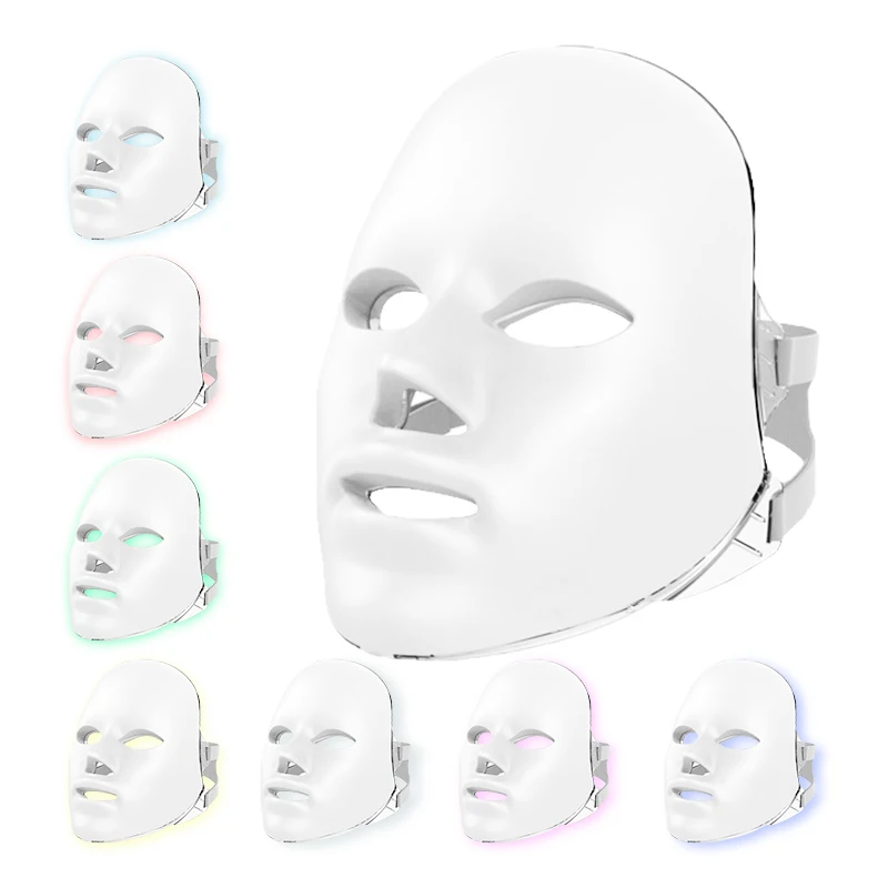 

New Ultralight Version 7 Colors Photon LED Facial Mask Skin Rejuvenation Anti Acne Wrinkle Beauty Treatment Salon Home Use