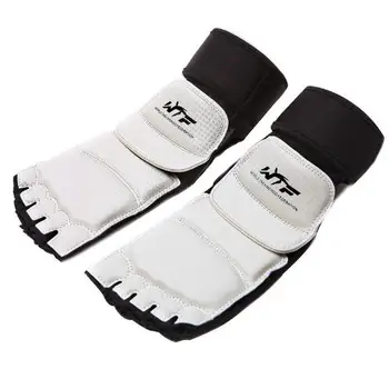 Taekwondo Voet Guard Protector Enkel Ondersteuning Palm Beschermen Kickboksen Boot Wtf Goedgekeurd Vechtsporten Sparring Gear Karate