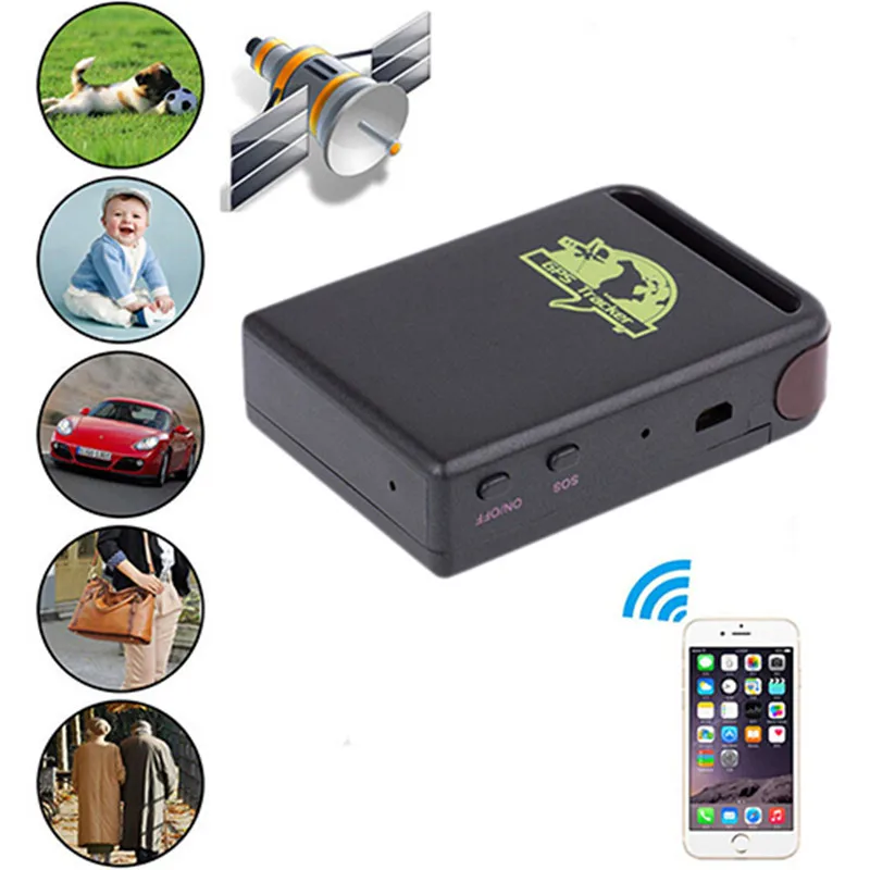 جديد وصول البسيطة مركبة GSM جي بي آر إس GPS تعقب أو سيارة تتبع محدد جهاز TK102B traceur gps chien
