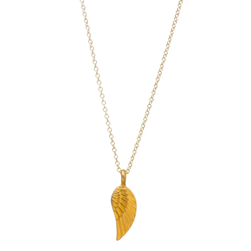 gold wing necklace