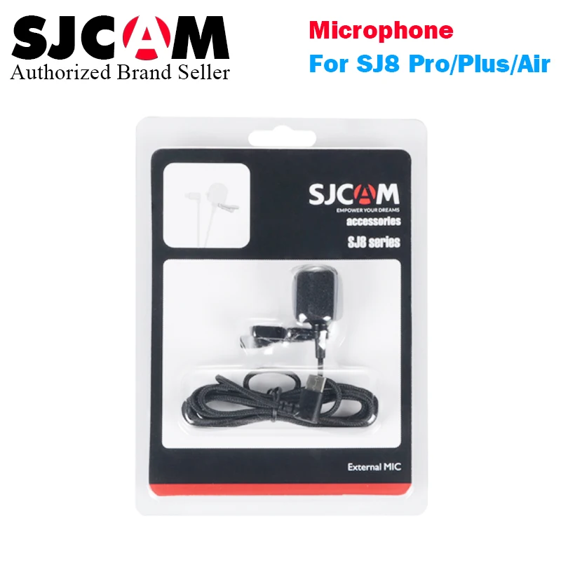 Аксессуары серии SJCAM SJ9 Strike SJ8 Pro внешний микрофон типа с для спортивной экшн