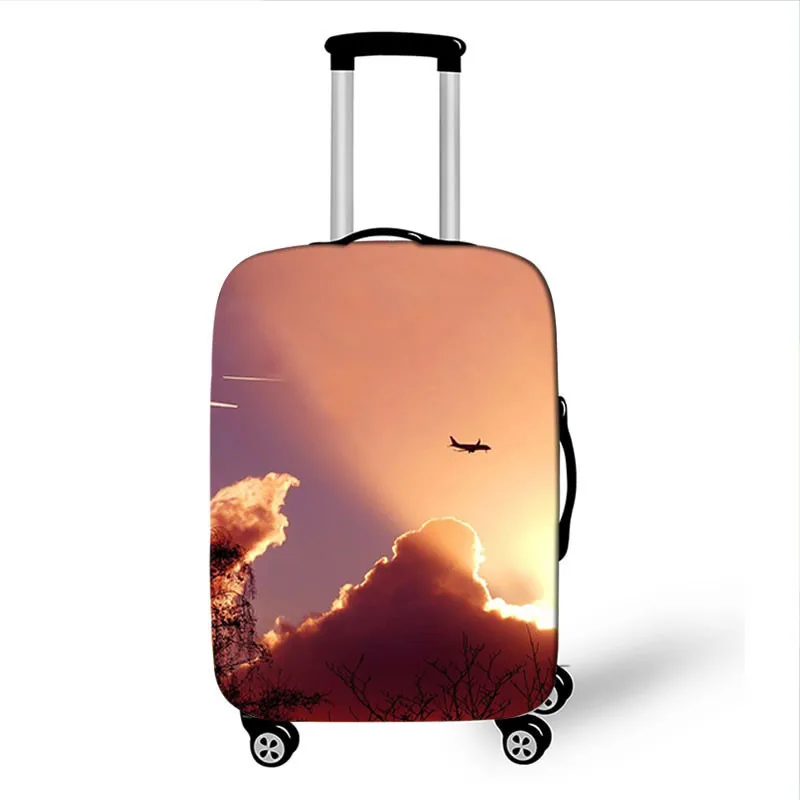 3D Sunflower Luggage Cover Protective Case Thicken Waterproof Bouncy Travel Suitcase Cover Accessories 18 To 32 Inche XL - Цвет: 25