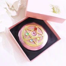 Моряк лунный свет памяти серии кристаллическая звезда косметическое складное зеркальце Чехол Коробка подарки на Рождество Косплэй Аксессуары Реквизит