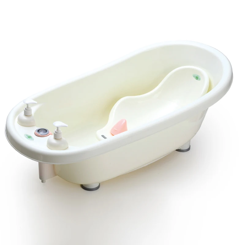 Новая детская Ванна пластиковая детская Ванна Экологичная портативная ванна для плавания с температурой