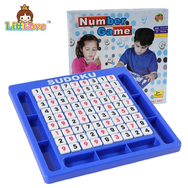 

LittLove Sudoku Puzzles Cube Number Game for Kids Adult Math Toys Jigsaw Puzzle Table Game Children Learning Educational Toys