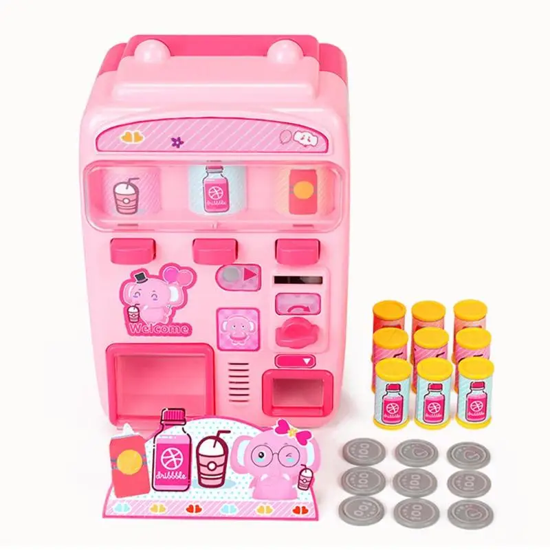 Kids Pretend Play Toys Children Toy Vending Machine Simulation Shopping House Set Groceries Toys