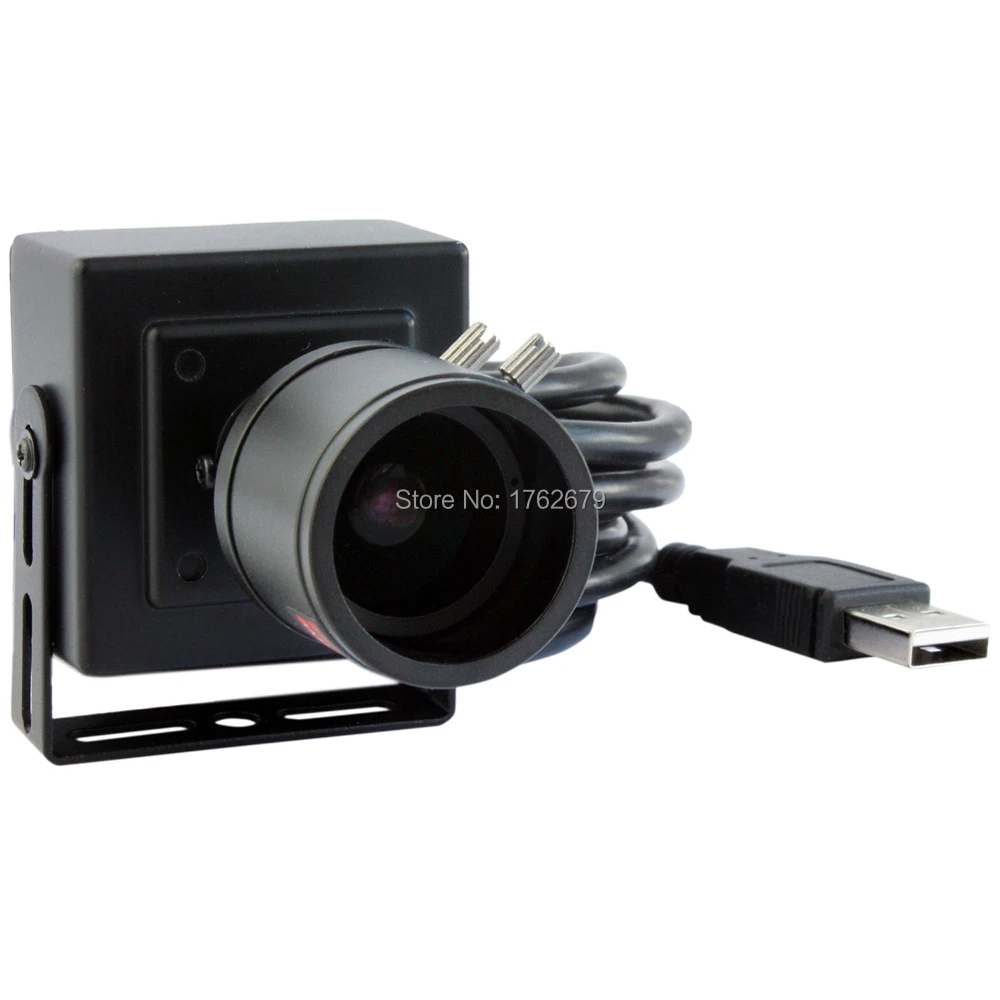 

2.8-12mm megapixel varifocal lens 640 x 480 Black USB CCTV camera Face Detection mini USB Camera