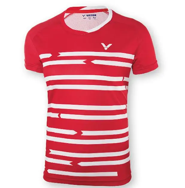 Оригинальная одежда Victor для бадминтона, национальная команда Дания, соревнования, T80036, дышащая рубашка для танцевальных выступлений, быстросохнущая футболка, юбка - Цвет: 80037