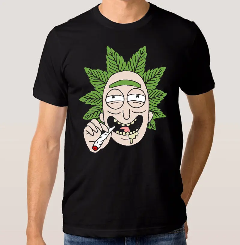 

Rick Sanchez Smoking Weed T-Shirt,Tee, All Sizes Men Designer Clothes O-Neck Style Hip-Hop Tops Tees Shirts