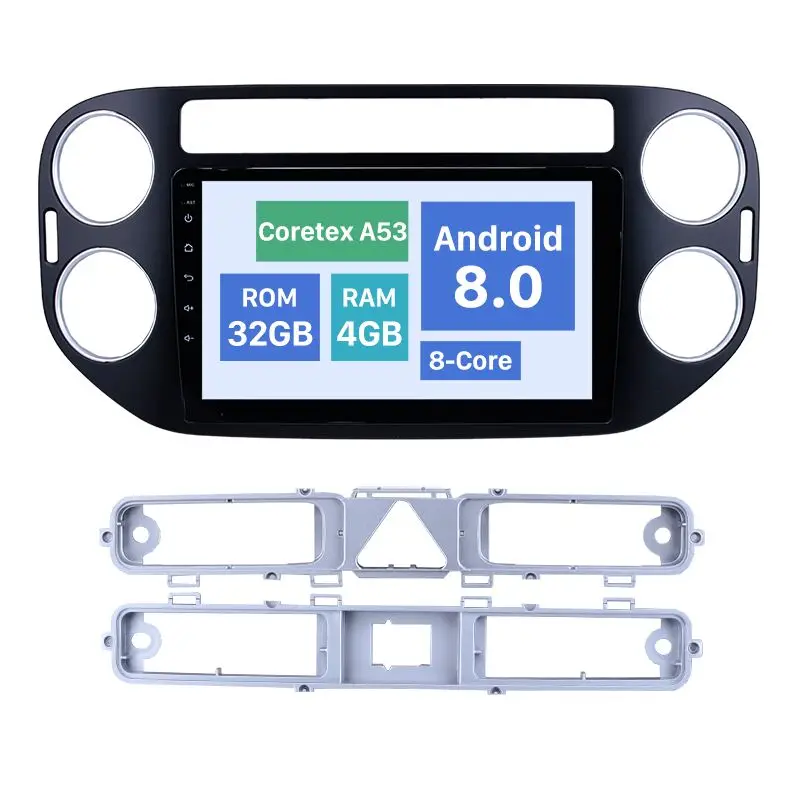 Seicane Android 8,0/8,1 9 дюймов автомобильное радио для 2010 2011 2012 2013- VW Volkswagen Tiguan GPS; Мультимедийный проигрыватель головное устройство Wifi - Цвет: Android 8.0 8-core