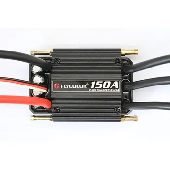 

1PCS Flycolor 150A Brushless ESC Speed Control Stand 2-6S Lipo BEC 5.5V/5A for RC Boat