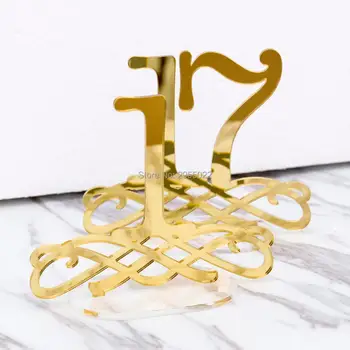 

Mirror Gold acrylic Table Numbers,wedding Table Numbers , Boho Centerpiece Table Decor, mirror gold table decor,Numbers Set