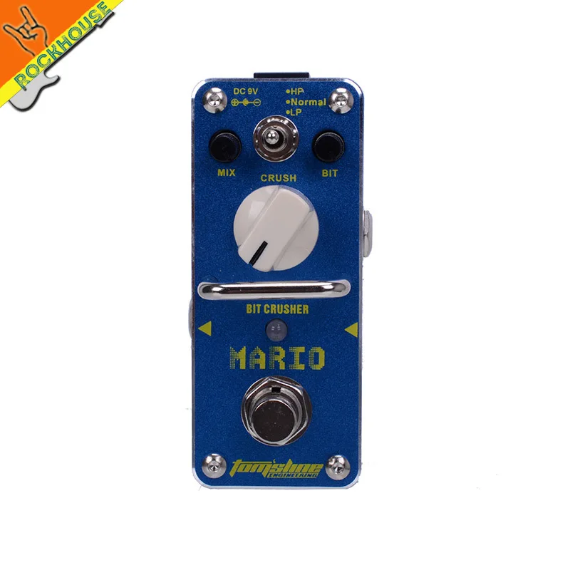 

AROMA AMO-3 MARIO Bitcrusher Guitarra Effects Pedal Sampling Effects Bit Commander Monophonic Analog Guitar Synthesizer