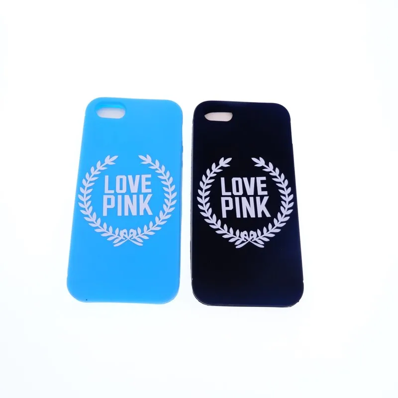 

New Fashion Wheat LOVE PINK Style Print Patterned Soft Silicone Phone Cover Case for iPhone 5 5S 5G