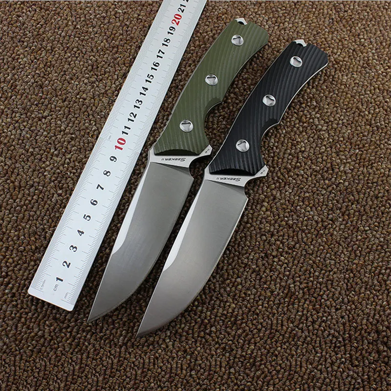 Top Quality Survival Straight Knife 58 60HRC VG 10 Blade Hunting Fixed