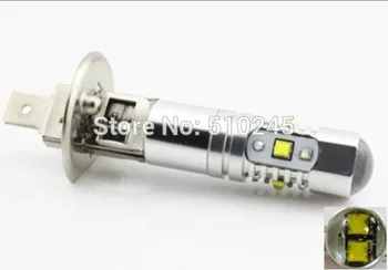 

10X good quality auto car led H1 -XBD high power 30W DC 12V 24V fog light lamp, H1,H3 LED bulb Free shipping