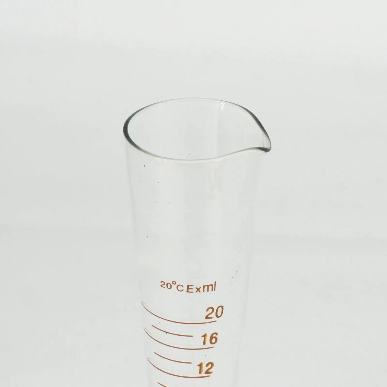 20ml Lab Glass Footed Apothecary Measuring Beaker Conical Graduated With Spout