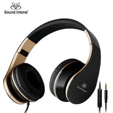 Sonido entonan i65 plegable auriculares auriculares con micrófono y control de volumen para iphone 6/6 s ipad/ipod, Dispositivo Android