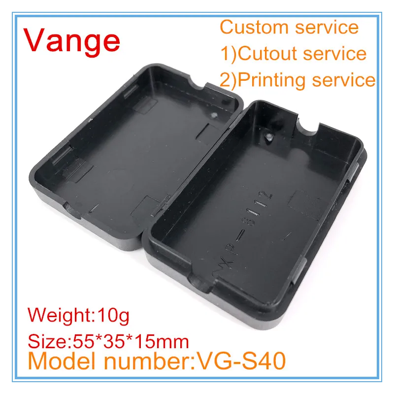 40pcs/lot extruded mould junction box 55*35*15mm ABS plastic material case enclosure diy for transformer PCB device | Обустройство