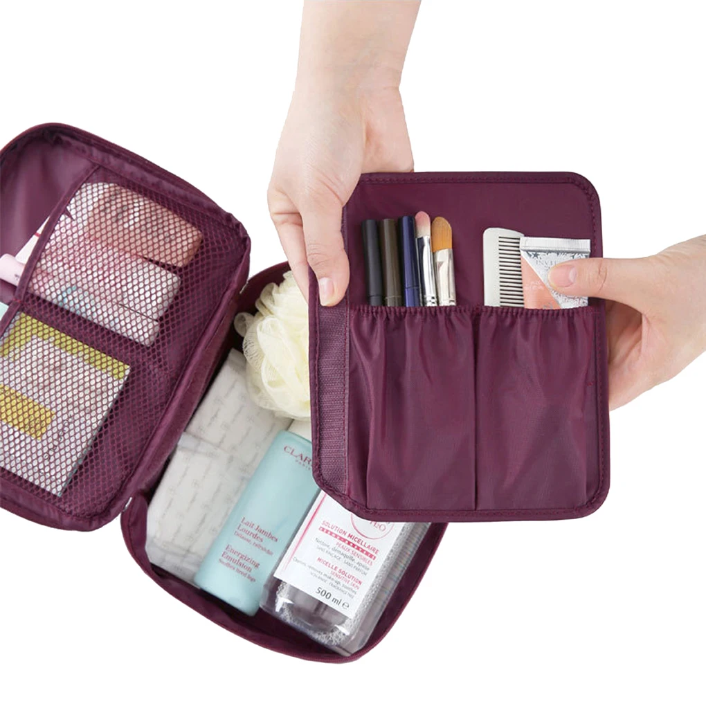 

2019 Portable Travel Cosmetic Makeup Bags Toiletry Case Wash Organizer Storage Pouch Bag
