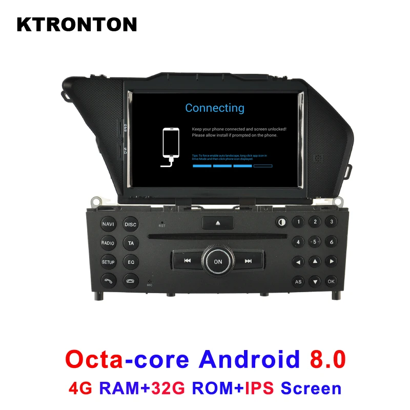 

Updated 4GB RAM 32GB ROM ! Octa-Core Android 8.0 Car DVD GPS for Benz GLK X204 GLK 300 GLK 350 with Radio DVR WiFi IPS Screen