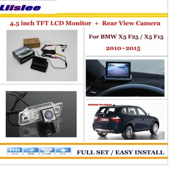 

Liislee For BMW X3 F25 / X5 F15 - Car Reverse Backup Rear Camera + 4.3" TFT LCD Screen Monitor = 2 in 1 Rearview Parking System