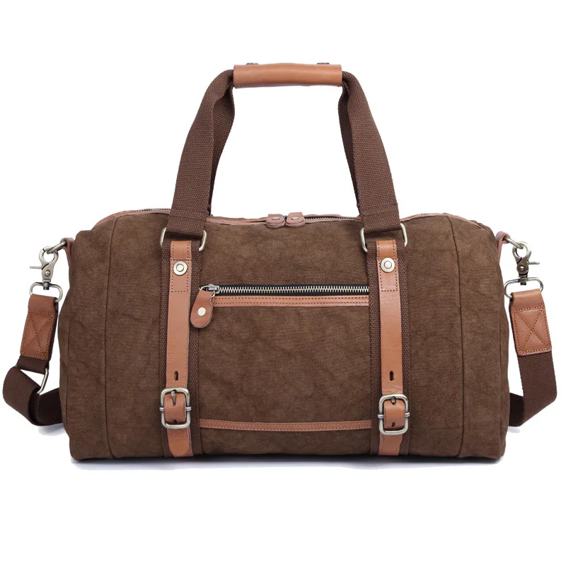 A retro and simple bucket bag for men women. |
