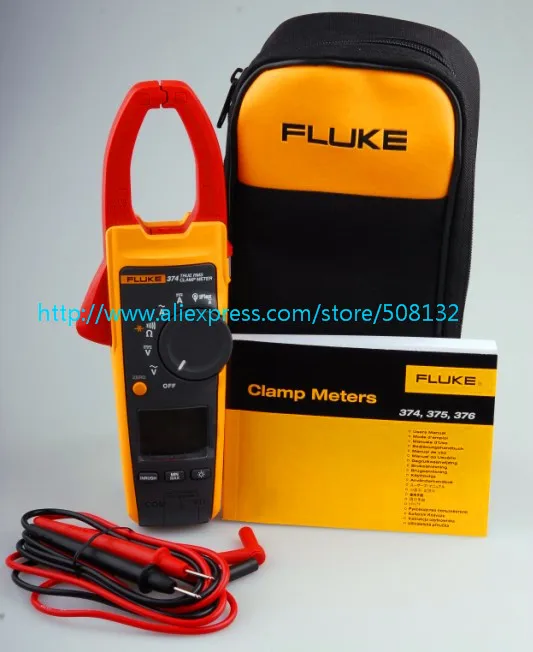 

100% Authentic Fluke 373/Original Guarantee clamp multimeter TRUE-RMS meter