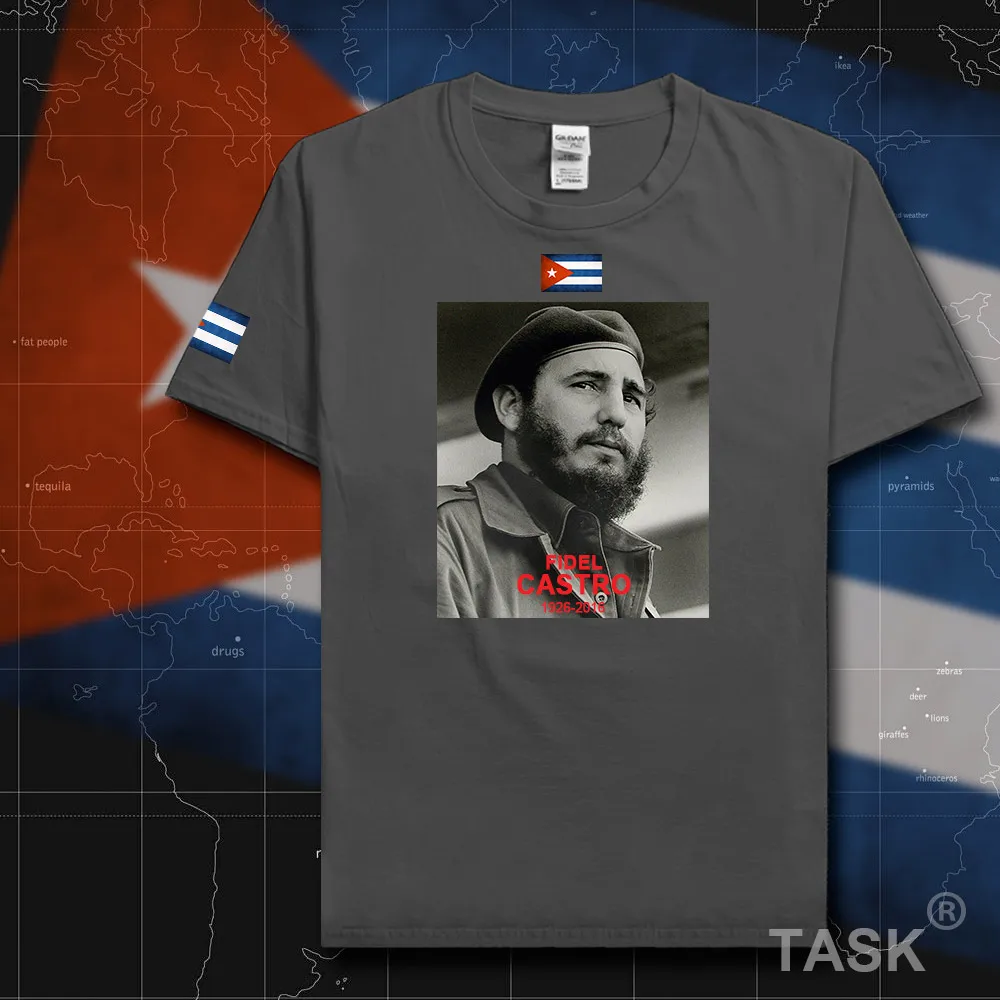 

Fidel Castro men t shirt 2018 jerseys memorial Cuba Cuba Che guevara tshirt 100% cotton fitness t-shirts clothing casual summer
