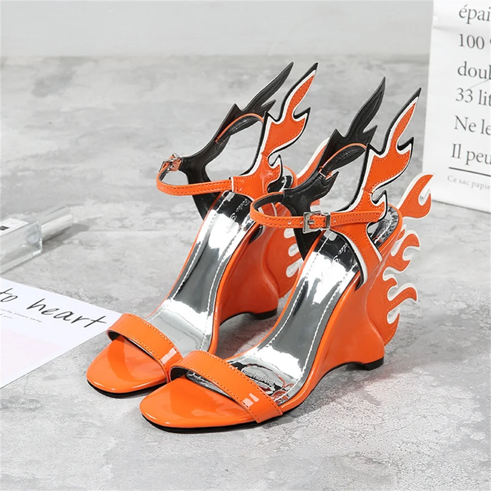 

2019 Summer Women's Sandals Fashion Wedges High Heels Shoes Beautiful Open Toe Women Sandals