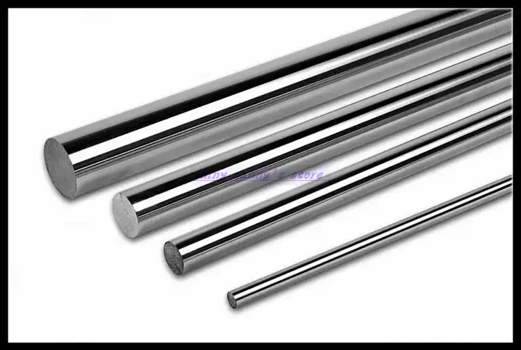 2PCS Optical Axis Cylinder OD 12mm x 500mm 600mm Liner Rail Linear Shaft ROD US