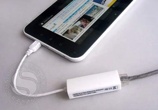 Бесплатная доставка высокое качество Micro USB 2 0 Ethernet сеть LAN адаптер карта 10/100 RJ45