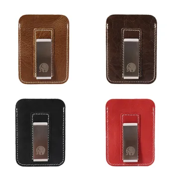 

THINKTHENDO Fashion New 2018 Retro Wallet Slim Business Leather Wallet Credit Card Holder Case Women Men