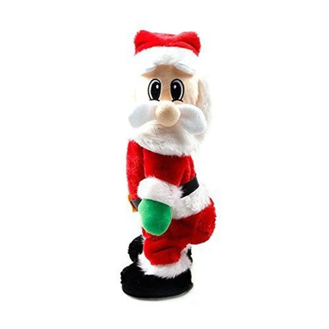 2018 Newest Electric Christmas Santa Claus Figure Twisted Hip Twerking Singing Kids Toys