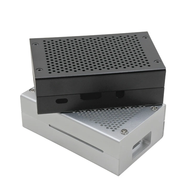 

For Raspberry Pi 3 Aluminum Case Silver Case Metal Enclosure for RPI 3 Model B Compatible with Raspberry Pi 3 Model B+