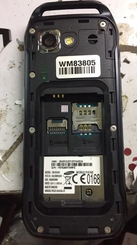 B550H 100% Оригинальный разблокированный Samsung 2 4 дюймов GPS GSM дешевый Xcover 550 мобильный