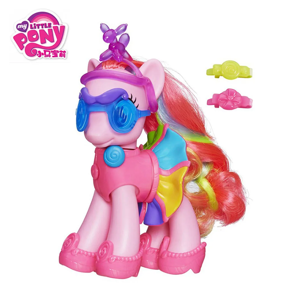

2style My Little Pony Original Rainbow DIY Little House Toy Magic Decorative pony PVC Colletion Model Toys for Girl M07