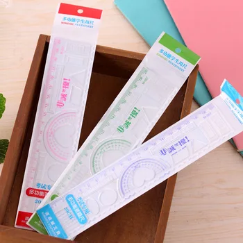 

DIY Cute Kawaii Candy Color Plastic Ruler For Kids Painting Drawing Template Straight Rule School Supplies Student Stationery