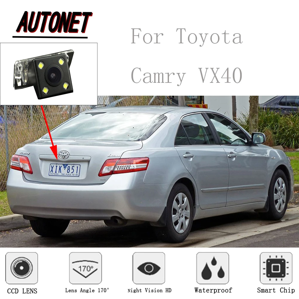 Автомобильная камера заднего вида для Toyota Camry VX40 CCD ночного видения парковочная |
